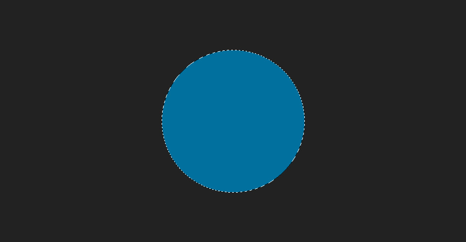 PS画扁平化按钮-圆形选区填充蓝色.jpg