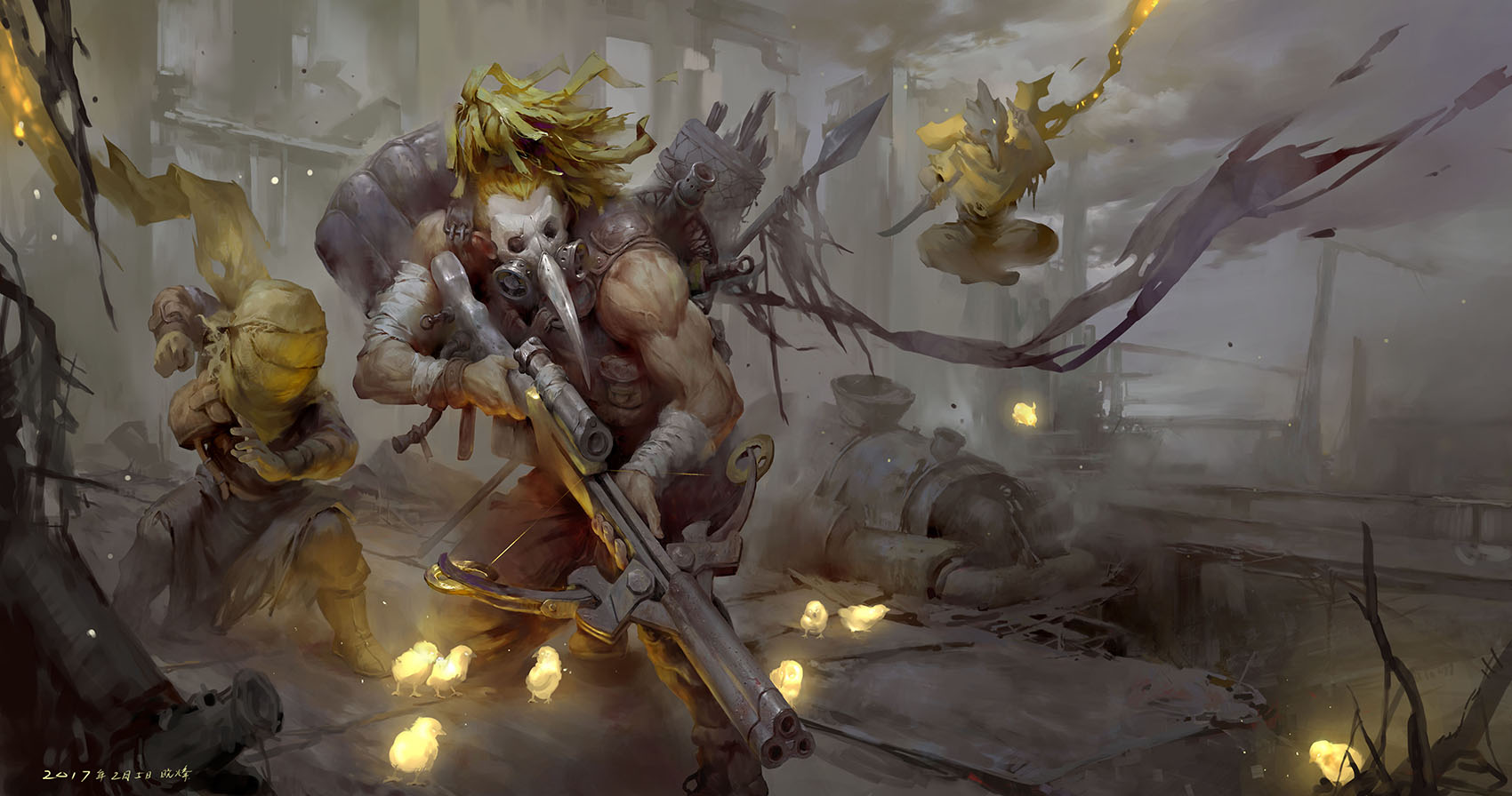 异星持枪士兵原画