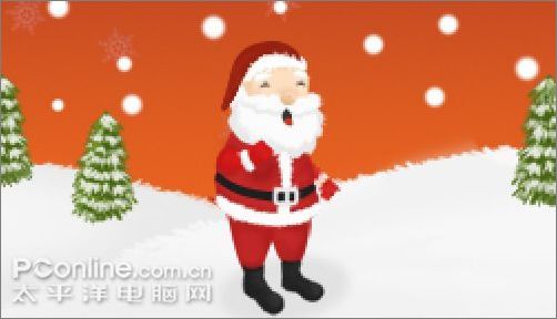 使用PS制作圣诞节主题贺卡,PSDEE.COM