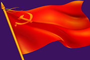 Photoshop怎么做迎风飘扬的<font color="red">红色</font>党旗