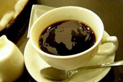 PS合成一杯盛有世界地图的咖啡