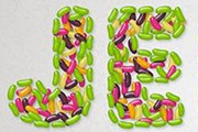 用PS画笔描边路径及图层样式制作彩色糖果字