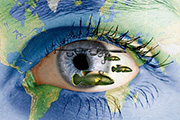 PS创意合成大自然的眼睛/地球之眼