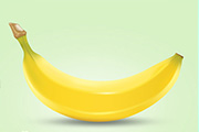 使用Photoshop画一根成熟逼真的香蕉/绘制水果