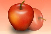 Photoshop怎么快速做出简单的红苹果