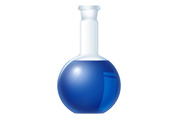 使用PS打造盛有蓝色液体的玻璃容器/烧瓶