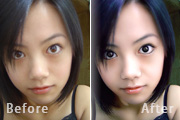 Photoshop还原MM的红润<font color="red">质感</font><font color="red">肤色</font>