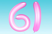 Photoshop<font color="red">制作</font>漂亮的六一气球文字