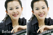 Photoshop<font color="red">快速</font>给人物牙齿美白