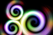 Photoshop滤镜制作漂亮的彩色漩涡