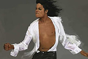 PS鼠绘一张MJ的经典舞步油画