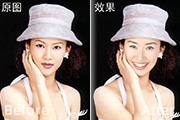 PS简单的给美女<font color="red">换</font>头像