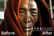 Photoshop自<font color="red">带</font>HDR调色工具制作强烈质感照片效果