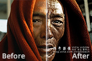 Photoshop自带HDR调色工具<font color="red">制作</font>强烈质感照片效果