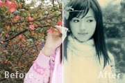 PS把照片制作成泛黄色陈旧的<font color="red">老照片</font>效果
