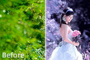 Photoshop打造梦幻的蓝紫色外景<font color="red">婚</font>片