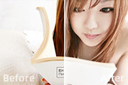Photoshop调出偏暗人物<font color="red">照片</font>柔美的中性红色