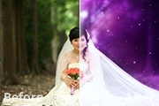 Photoshop打造超梦幻的紫色<font color="red">婚</font><font color="red">片</font>