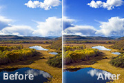Photoshop快速加强外景<font color="red">图片</font>的层次感