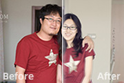 Photoshop给室内情侣<font color="red">图片</font>添加淡淡的中性暖色
