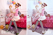 Photoshop给室内人物图片加上<font color="red">低</font><font color="red">饱和</font>日系色