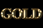 PS打造镀金文字特效
