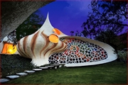 鹦鹉螺造型的房屋设计构建出童话般的梦幻之屋