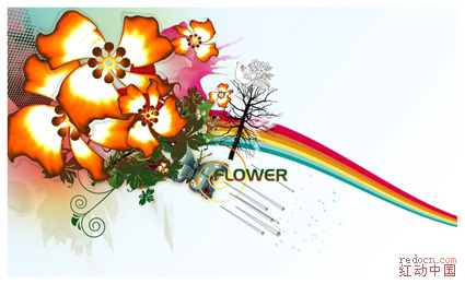 利用PS滤镜制作漂亮的火焰<font color="red">花朵</font>