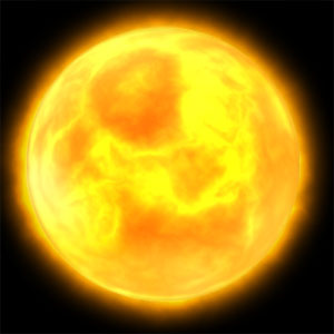 PS<font color="red">制作</font>炽热的太阳教程