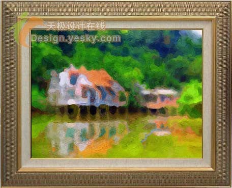 用photoshop打造油画效果照片